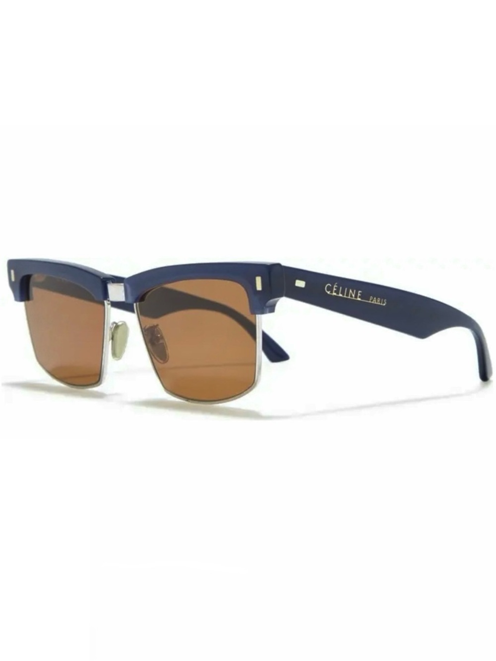 CELINE BLUE SQUARE CLUBMASTER SUNGLASSES